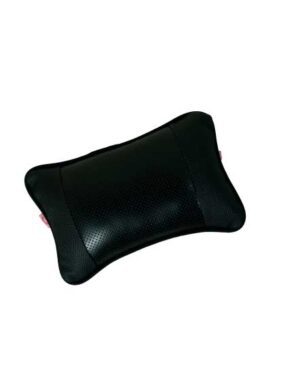 PVC Leather Head Rest Pillow - DP 01 - Black