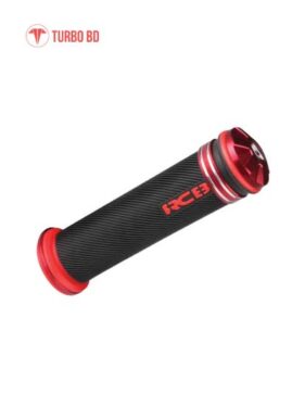 Alloy RCB AHG66 Handle Grip. Universal Handle Grips For Motorcycle. RED 2 Pis
