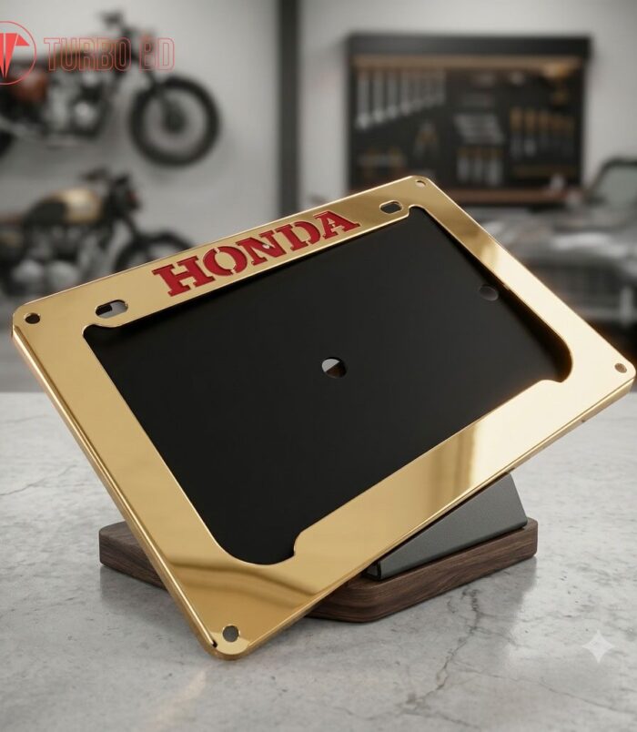 HondaNumber-plate-Holder-Golden HondaNumber-plate-Holder-Golden