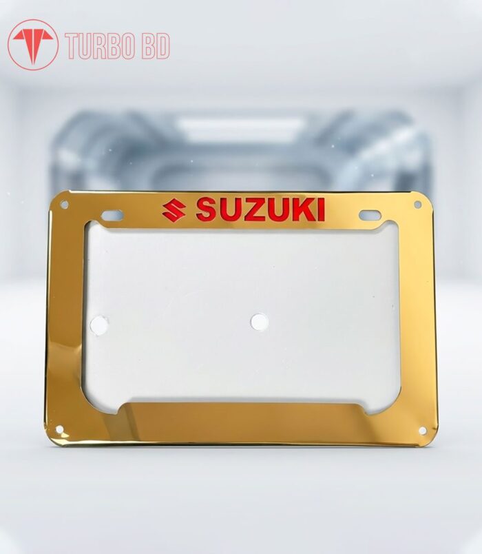Suziki-Number-plate-Holder-Golden- Suziki-Number-plate-Holder-Golden-