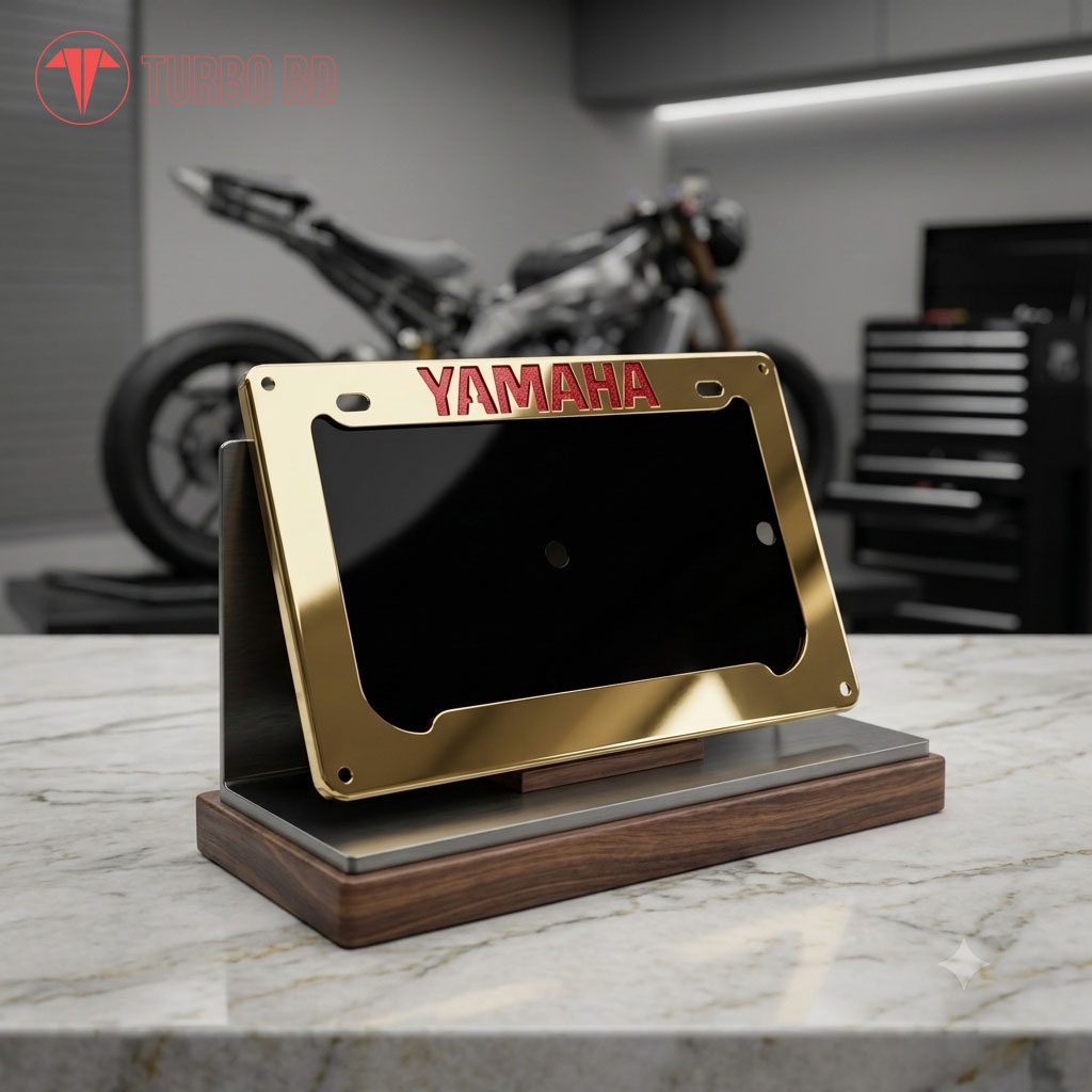 yamaha-license-plate-frame-2-part-golden-black-color-for-all-yamaha-motorcycle