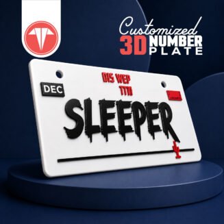 3D Customized Car Number Plate Bangladesh | Premium Personalized Number Plate