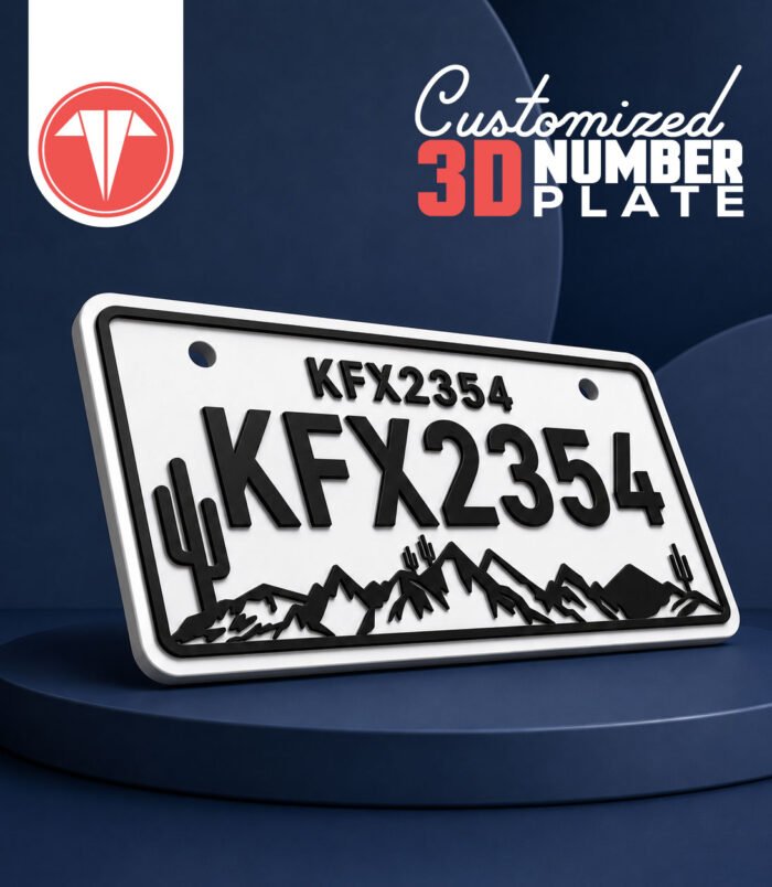 3d-customized-car-number-plate-9 3D Customized Car Number Plate