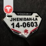 Customized Bike Number Plate