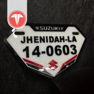 Customized Bike Number Plate