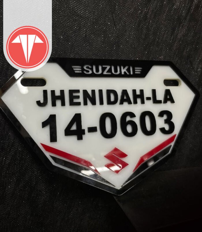 Customized Bike Number Plate Customized Bike Number Plate