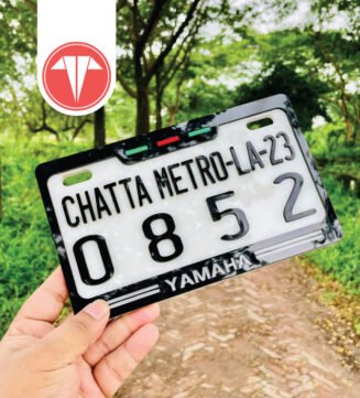 Customized Bike Number Plate